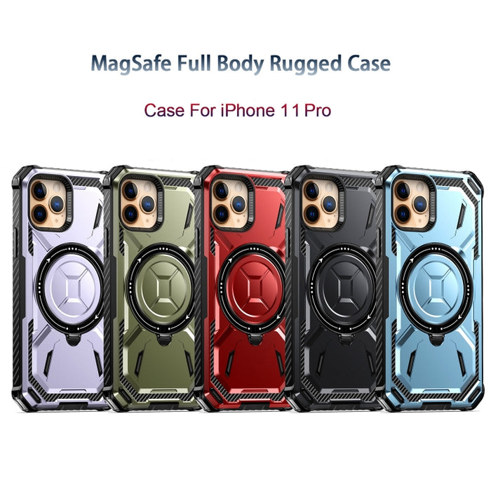 Estuche para teléfono con soporte magnético Armor Series MagSafe, For iPhone 11 Pro