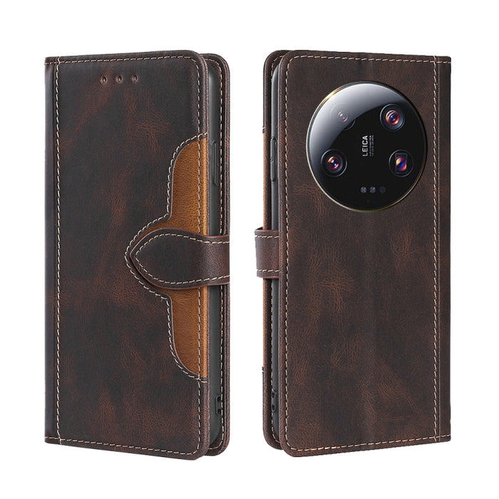 Estuche para teléfono de cuero con hebilla magnética y sensación de piel, For Xiaomi Redmi Turbo 3 5G, For Xiaomi Civi 4 Pro, For Xiaomi Redmi A3 4G, For Xiaomi Redmi Note 13 4G, For Xiaomi Redmi Note 13R Pro 5G, For Xiaomi 14 Ultra 5G                 ...