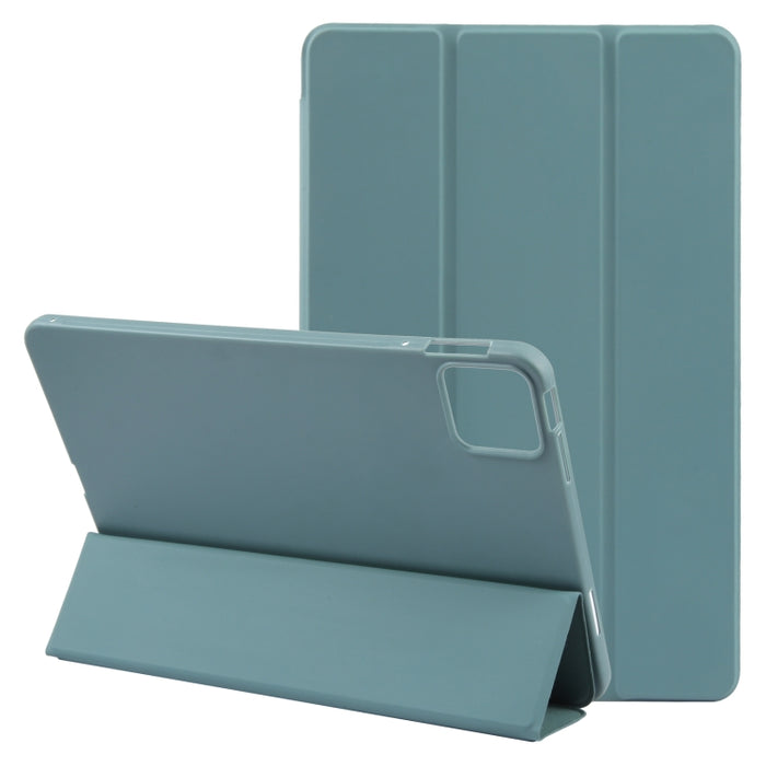 Estuche de cuero para tableta con tres pliegues, For Xiaomi Pad 7 / Pad 7 Pro, For Xiaomi Pad 6 Max 14, For Xiaomi Redmi Pad SE 2023, For Xiaomi Pad 6 / Pad 6 Pro
