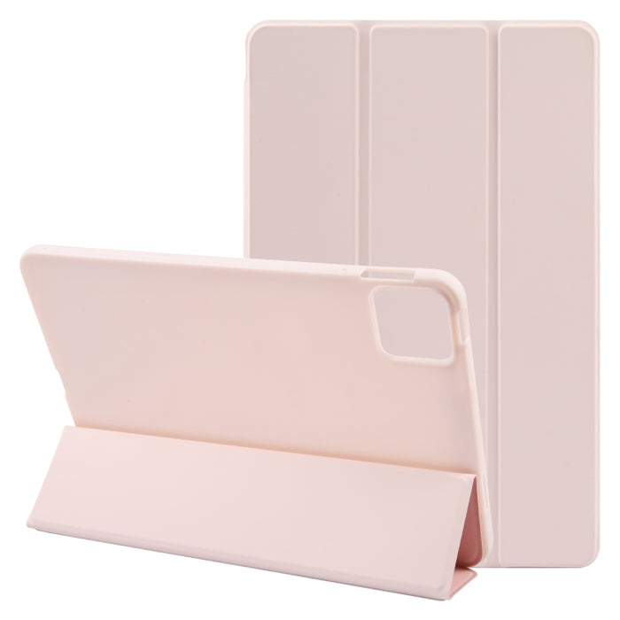 Estuche de cuero para tableta con tres pliegues, For Xiaomi Pad 7 / Pad 7 Pro, For Xiaomi Pad 6 Max 14, For Xiaomi Redmi Pad SE 2023, For Xiaomi Pad 6 / Pad 6 Pro