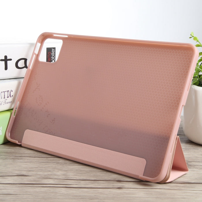 Estuche de cuero para tableta con tres pliegues, For Xiaomi Pad 7 / Pad 7 Pro, For Xiaomi Pad 6 Max 14, For Xiaomi Redmi Pad SE 2023, For Xiaomi Pad 6 / Pad 6 Pro