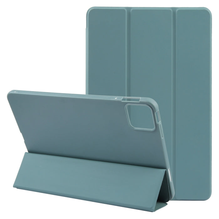 Estuche de cuero para tableta con tres pliegues, For Xiaomi Pad 7 / Pad 7 Pro, For Xiaomi Pad 6 Max 14, For Xiaomi Redmi Pad SE 2023, For Xiaomi Pad 6 / Pad 6 Pro