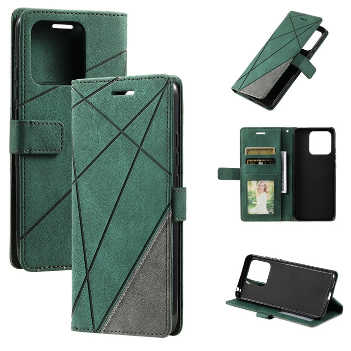 Estuche para teléfono de cuero con tapa horizontal empalmado con sensación de piel, For Redmi Note 12 Pro 5G Global, For Redmi Note 12 5G, For Redmi Note 12 Pro Speed, For Redmi 11A 4G Global, For Xiaomi 13 Pro, For Xiaomi 13