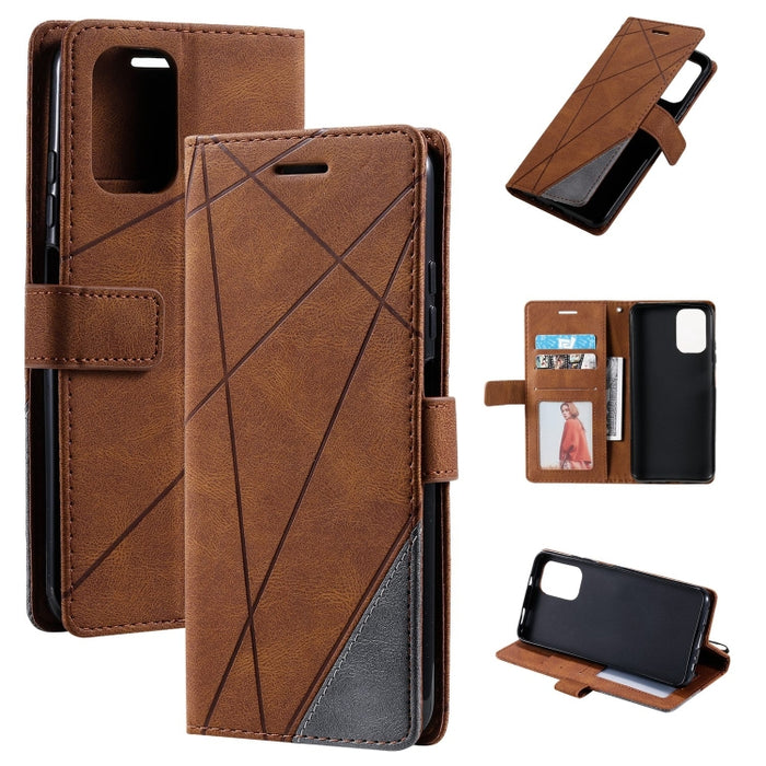 Estuche para teléfono de cuero con tapa horizontal empalmado con sensación de piel, For Xiaomi Redmi A3, For Xiaomi Redmi Note 13 Pro 4G, For Xiaomi Redmi Note 13 4G, For Xiaomi Redmi K70E, For Xiaomi 14 Ultra, For Xiaomi 14 Pro, For Xiaomi 14         ...