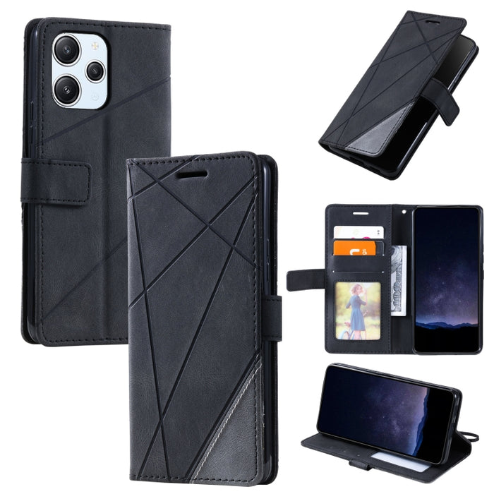 Estuche para teléfono de cuero con tapa horizontal empalmado con sensación de piel, For Xiaomi Redmi A3, For Xiaomi Redmi Note 13 Pro 4G, For Xiaomi Redmi Note 13 4G, For Xiaomi Redmi K70E, For Xiaomi 14 Ultra, For Xiaomi 14 Pro, For Xiaomi 14         ...
