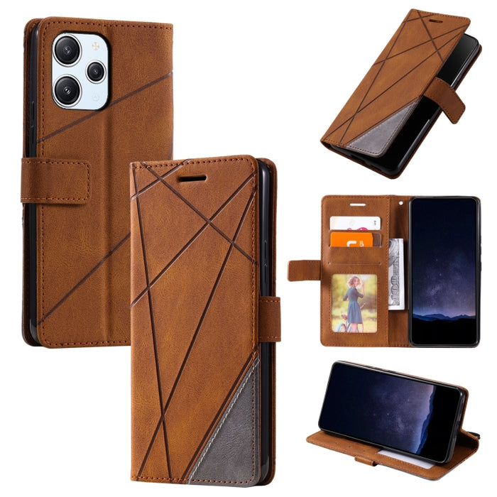 Estuche para teléfono de cuero con tapa horizontal empalmado con sensación de piel, For Xiaomi Redmi A3, For Xiaomi Redmi Note 13 Pro 4G, For Xiaomi Redmi Note 13 4G, For Xiaomi Redmi K70E, For Xiaomi 14 Ultra, For Xiaomi 14 Pro, For Xiaomi 14         ...