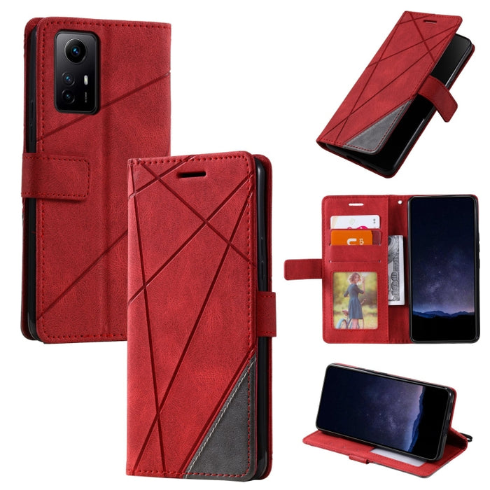 Estuche para teléfono de cuero con tapa horizontal empalmado con sensación de piel, For Xiaomi Redmi A3, For Xiaomi Redmi Note 13 Pro 4G, For Xiaomi Redmi Note 13 4G, For Xiaomi Redmi K70E, For Xiaomi 14 Ultra, For Xiaomi 14 Pro, For Xiaomi 14         ...