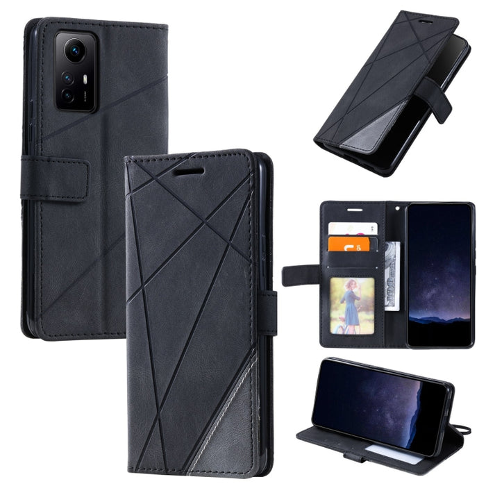 Estuche para teléfono de cuero con tapa horizontal empalmado con sensación de piel, For Xiaomi Redmi A3, For Xiaomi Redmi Note 13 Pro 4G, For Xiaomi Redmi Note 13 4G, For Xiaomi Redmi K70E, For Xiaomi 14 Ultra, For Xiaomi 14 Pro, For Xiaomi 14         ...