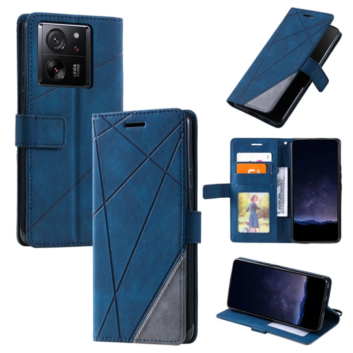 Estuche para teléfono de cuero con tapa horizontal empalmado con sensación de piel, For Xiaomi Redmi A3, For Xiaomi Redmi Note 13 Pro 4G, For Xiaomi Redmi Note 13 4G, For Xiaomi Redmi K70E, For Xiaomi 14 Ultra, For Xiaomi 14 Pro, For Xiaomi 14         ...