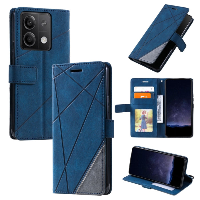Estuche para teléfono de cuero con tapa horizontal empalmado con sensación de piel, For Xiaomi Redmi A3, For Xiaomi Redmi Note 13 Pro 4G, For Xiaomi Redmi Note 13 4G, For Xiaomi Redmi K70E, For Xiaomi 14 Ultra, For Xiaomi 14 Pro, For Xiaomi 14         ...