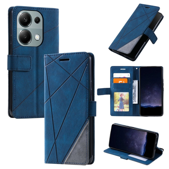 Estuche para teléfono de cuero con tapa horizontal empalmado con sensación de piel, For Xiaomi Redmi A3, For Xiaomi Redmi Note 13 Pro 4G, For Xiaomi Redmi Note 13 4G, For Xiaomi Redmi K70E, For Xiaomi 14 Ultra, For Xiaomi 14 Pro, For Xiaomi 14         ...