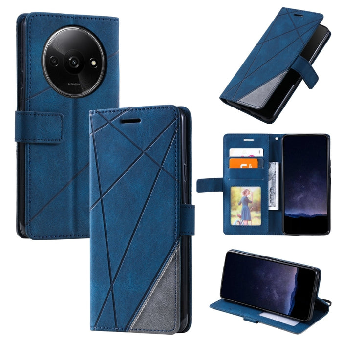 Estuche para teléfono de cuero con tapa horizontal empalmado con sensación de piel, For Xiaomi Redmi A3, For Xiaomi Redmi Note 13 Pro 4G, For Xiaomi Redmi Note 13 4G, For Xiaomi Redmi K70E, For Xiaomi 14 Ultra, For Xiaomi 14 Pro, For Xiaomi 14         ...