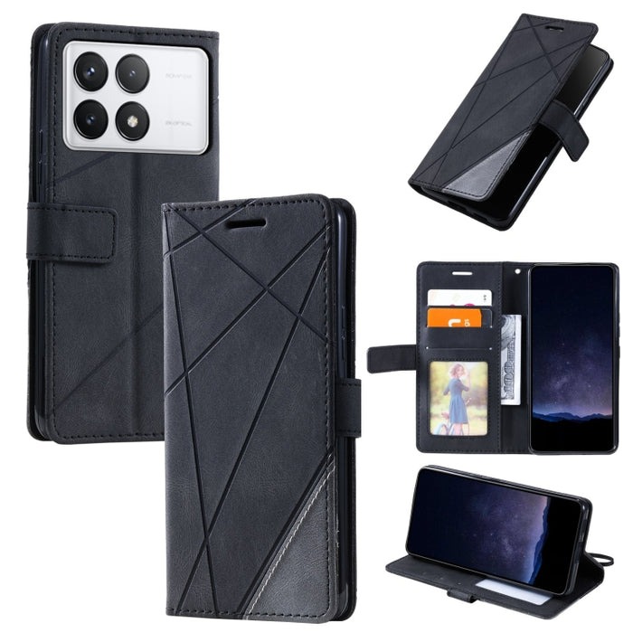 Estuche para teléfono de cuero con tapa horizontal empalmado con sensación de piel, For Xiaomi Redmi A3, For Xiaomi Redmi Note 13 Pro 4G, For Xiaomi Redmi Note 13 4G, For Xiaomi Redmi K70E, For Xiaomi 14 Ultra, For Xiaomi 14 Pro, For Xiaomi 14         ...