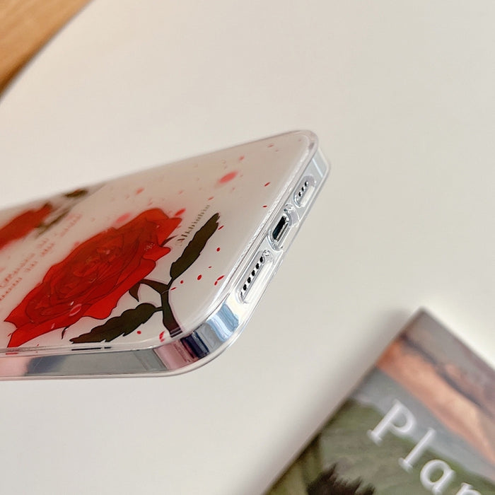 Caja de teléfono de TPU transparente laminada de doble cara
