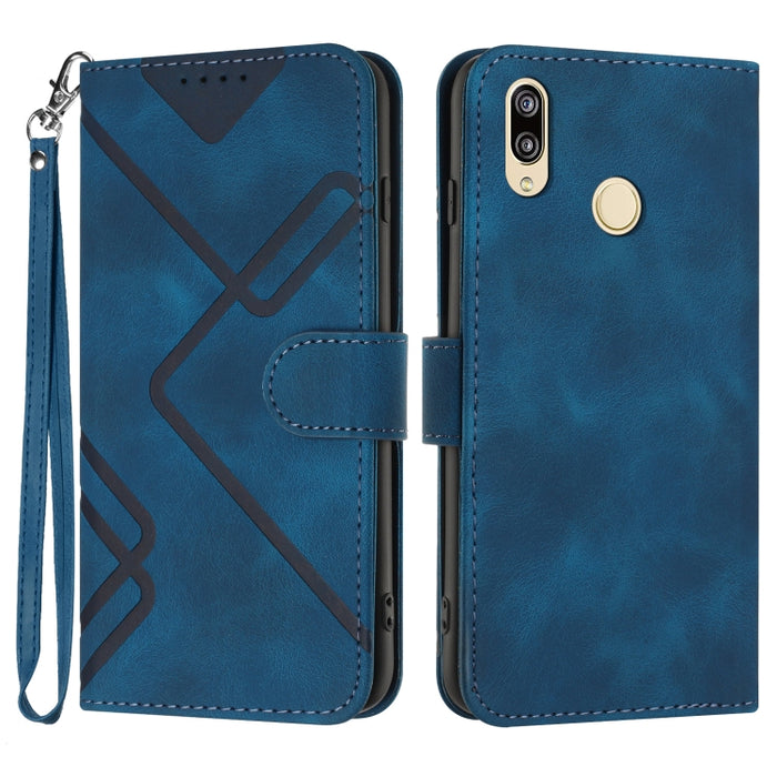 Estuche para teléfono de cuero con patrón de línea y sensación de piel, For Xiaomi Redmi Note 10S 4G Global, For Xiaomi Redmi Note 10 Pro Max, For Xiaomi Redmi Note 10 Pro 4G Global, For Xiaomi Redmi Note 10 4G Global, For Xiaomi Poco M3/Redmi 9T      ...