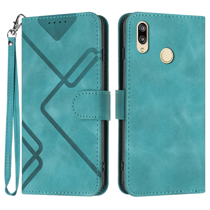 Estuche para teléfono de cuero con patrón de línea y sensación de piel, For Xiaomi Redmi Note 10S 4G Global, For Xiaomi Redmi Note 10 Pro Max, For Xiaomi Redmi Note 10 Pro 4G Global, For Xiaomi Redmi Note 10 4G Global, For Xiaomi Poco M3/Redmi 9T      ...