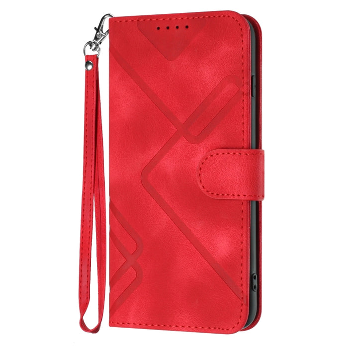 Estuche para teléfono de cuero con patrón de línea y sensación de piel, For Xiaomi Redmi Note 10S 4G Global, For Xiaomi Redmi Note 10 Pro Max, For Xiaomi Redmi Note 10 Pro 4G Global, For Xiaomi Redmi Note 10 4G Global, For Xiaomi Poco M3/Redmi 9T      ...