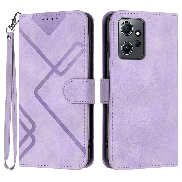 Estuche para teléfono de cuero con patrón de línea y sensación de piel, For Xiaomi Redmi Note 13 Pro 4G, For Xiaomi Redmi Note 13 4G, For Xiaomi Redmi 13C, For Xiaomi Redmi K70E, For Xiaomi 14 Pro, For Xiaomi 14, For Xiaomi Redmi K70                   ...