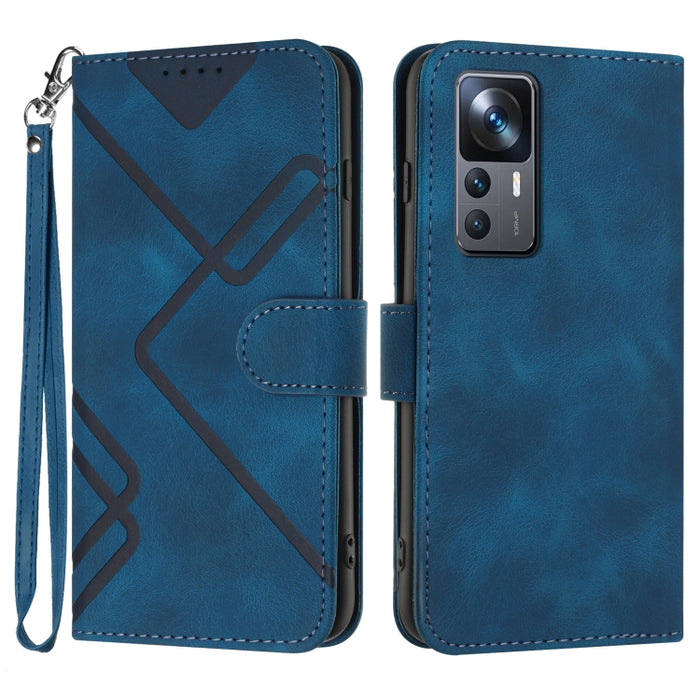Estuche para teléfono de cuero con patrón de línea y sensación de piel, For Xiaomi Redmi Note 13 Pro 4G, For Xiaomi Redmi Note 13 4G, For Xiaomi Redmi 13C, For Xiaomi Redmi K70E, For Xiaomi 14 Pro, For Xiaomi 14, For Xiaomi Redmi K70                   ...
