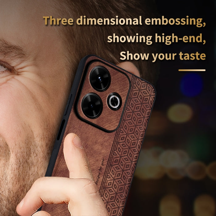 Estuche para teléfono con sensación de piel en relieve AZNS 3D, For Xiaomi Redmi 13 4G Global, For Xiaomi Redmi Note 13R, For Xiaomi Redmi Turbo 3, For Xiaomi Redmi Note 13 Pro 4G, For Xiaomi Redmi Note 13 4G, For Xiaomi 14 Ultra                       ...