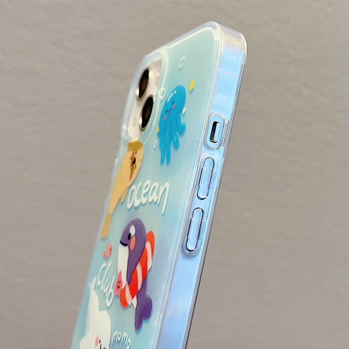 Estuche para teléfono con patrón animal lindo de IMD