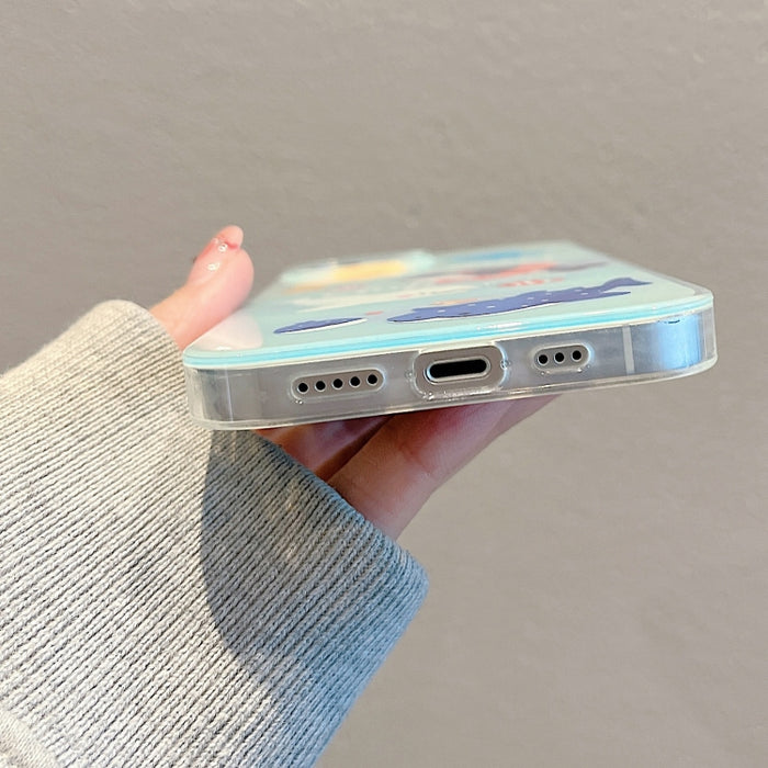 Estuche para teléfono con patrón animal lindo de IMD