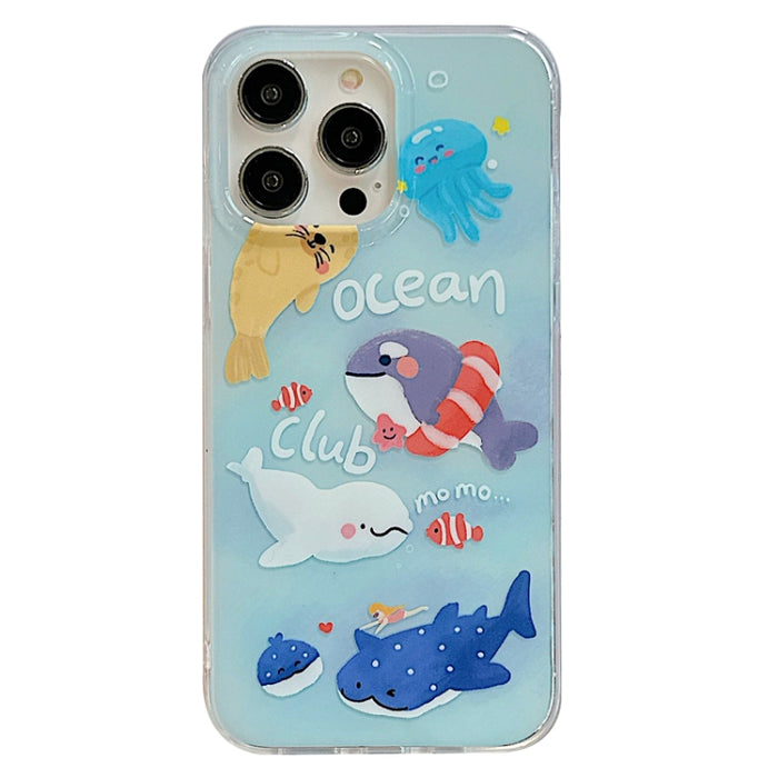 Estuche para teléfono con patrón animal lindo de IMD