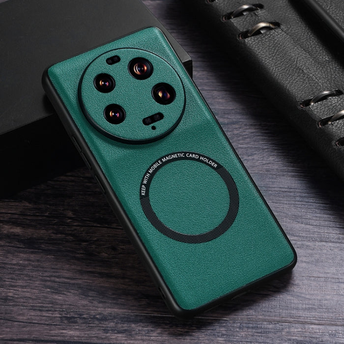 Estuche magnético MagSafe para teléfono con textura de tela PU, For Xiaomi 13 Ultra