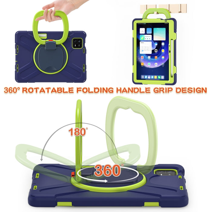 Funda híbrida de silicona para PC con soporte y correa para el hombro, For Xiaomi Pad 6 / 6 Pro