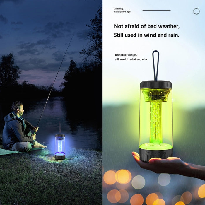 Altavoz Bluetooth inalámbrico para exteriores con luz de ambiente RGB portátil Z15