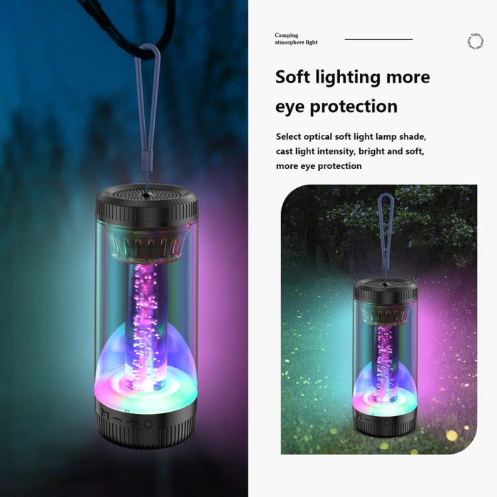 Altavoz Bluetooth inalámbrico para exteriores con luz de ambiente RGB portátil Z15