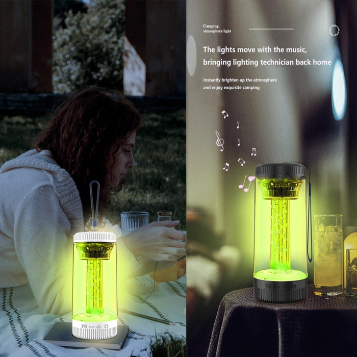 Altavoz Bluetooth inalámbrico para exteriores con luz de ambiente RGB portátil Z15