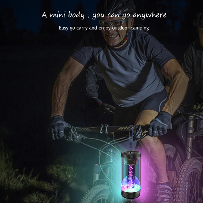 Altavoz Bluetooth inalámbrico para exteriores con luz de ambiente RGB portátil Z15