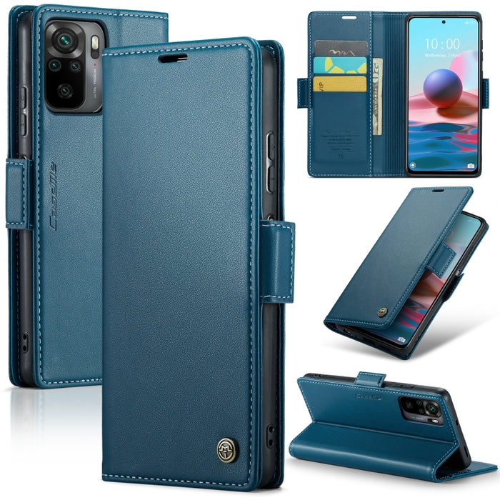 CaseMe 023 Mariposa Hebilla Litchi Textura RFID Funda de cuero antirrobo para teléfono, For Xiaomi Poco X5 Pro 5G, For Xiaomi Poco X5 5G, For Xiaomi Redmi 11A/12C, For Xiaomi 13 Lite, For Xiaomi 13 Pro, For Xiaomi 13                                    ...