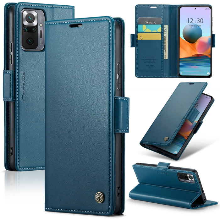 CaseMe 023 Mariposa Hebilla Litchi Textura RFID Funda de cuero antirrobo para teléfono, For Xiaomi Poco X5 Pro 5G, For Xiaomi Poco X5 5G, For Xiaomi Redmi 11A/12C, For Xiaomi 13 Lite, For Xiaomi 13 Pro, For Xiaomi 13                                    ...