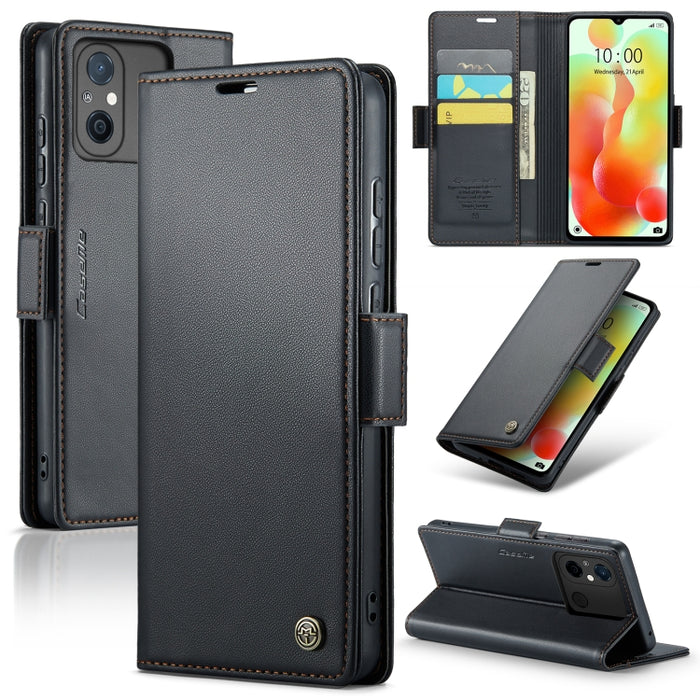 CaseMe 023 Mariposa Hebilla Litchi Textura RFID Funda de cuero antirrobo para teléfono, For Xiaomi Poco X5 Pro 5G, For Xiaomi Poco X5 5G, For Xiaomi Redmi 11A/12C, For Xiaomi 13 Lite, For Xiaomi 13 Pro, For Xiaomi 13                                    ...