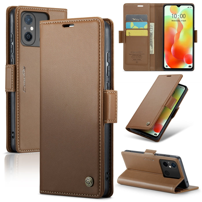 CaseMe 023 Mariposa Hebilla Litchi Textura RFID Funda de cuero antirrobo para teléfono, For Xiaomi Poco X5 Pro 5G, For Xiaomi Poco X5 5G, For Xiaomi Redmi 11A/12C, For Xiaomi 13 Lite, For Xiaomi 13 Pro, For Xiaomi 13                                    ...