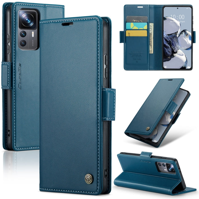 CaseMe 023 Mariposa Hebilla Litchi Textura RFID Funda de cuero antirrobo para teléfono, For Xiaomi Poco X5 Pro 5G, For Xiaomi Poco X5 5G, For Xiaomi Redmi 11A/12C, For Xiaomi 13 Lite, For Xiaomi 13 Pro, For Xiaomi 13                                    ...