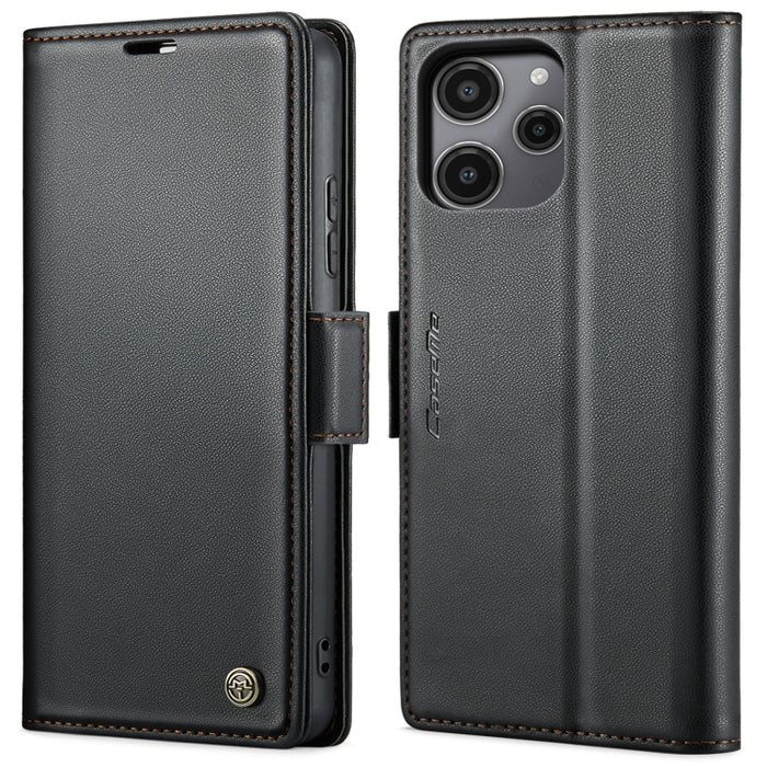 CaseMe 023 Mariposa Hebilla Litchi Textura RFID Funda de cuero antirrobo para teléfono, For Xiaomi Redmi Note 13 Pro 4G, For Xiaomi Redmi Note 13 4G, For Xiaomi Redmi 13C 4G / 13C 5G, For Xiaomi Poco C65 4G, For Xiaomi Poco X6 Pro 5G/Redmi K70E 5G     ...