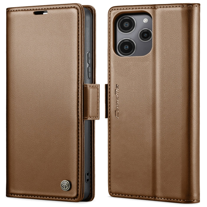 CaseMe 023 Mariposa Hebilla Litchi Textura RFID Funda de cuero antirrobo para teléfono, For Xiaomi Redmi Note 13 Pro 4G, For Xiaomi Redmi Note 13 4G, For Xiaomi Redmi 13C 4G / 13C 5G, For Xiaomi Poco C65 4G, For Xiaomi Poco X6 Pro 5G/Redmi K70E 5G     ...