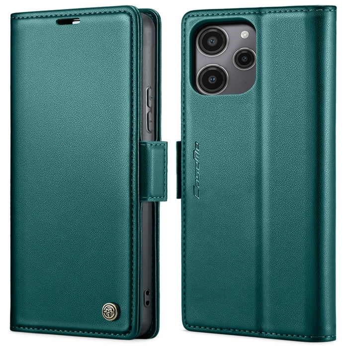 CaseMe 023 Mariposa Hebilla Litchi Textura RFID Funda de cuero antirrobo para teléfono, For Xiaomi Redmi Note 13 Pro 4G, For Xiaomi Redmi Note 13 4G, For Xiaomi Redmi 13C 4G / 13C 5G, For Xiaomi Poco C65 4G, For Xiaomi Poco X6 Pro 5G/Redmi K70E 5G     ...