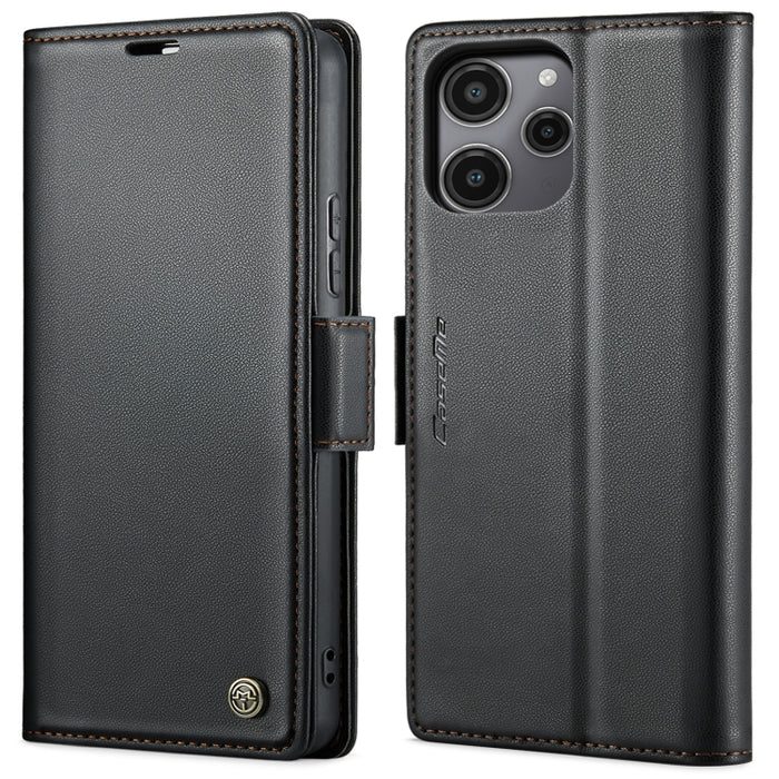 CaseMe 023 Mariposa Hebilla Litchi Textura RFID Funda de cuero antirrobo para teléfono, For Xiaomi Redmi Note 13 Pro 4G, For Xiaomi Redmi Note 13 4G, For Xiaomi Redmi 13C 4G / 13C 5G, For Xiaomi Poco C65 4G, For Xiaomi Poco X6 Pro 5G/Redmi K70E 5G     ...