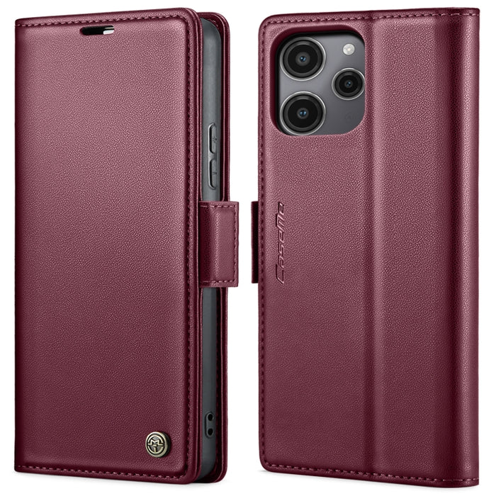 CaseMe 023 Mariposa Hebilla Litchi Textura RFID Funda de cuero antirrobo para teléfono, For Xiaomi Redmi Note 13 Pro 4G, For Xiaomi Redmi Note 13 4G, For Xiaomi Redmi 13C 4G / 13C 5G, For Xiaomi Poco C65 4G, For Xiaomi Poco X6 Pro 5G/Redmi K70E 5G     ...