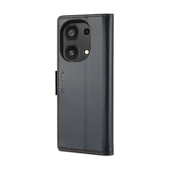 CaseMe 023 Mariposa Hebilla Litchi Textura RFID Funda de cuero antirrobo para teléfono, For Xiaomi Redmi Note 13 Pro 4G, For Xiaomi Redmi Note 13 4G, For Xiaomi Redmi 13C 4G / 13C 5G, For Xiaomi Poco C65 4G, For Xiaomi Poco X6 Pro 5G/Redmi K70E 5G     ...