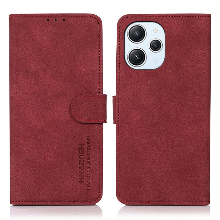 KHAZNEH Estuche para teléfono de cuero con textura mate, For Xiaomi Poco F6 / Redmi Turbo 3, For Xiaomi Poco F6 Pro, For Xiaomi Redmi K70 5G / K70 Pro 5G, For Xiaomi Redmi A3, For Xiaomi Redmi Note 13 4G, For Xiaomi Redmi K70E / POCO X6 Pro            ...