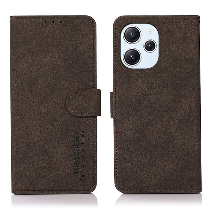 KHAZNEH Estuche para teléfono de cuero con textura mate, For Xiaomi Poco F6 / Redmi Turbo 3, For Xiaomi Poco F6 Pro, For Xiaomi Redmi K70 5G / K70 Pro 5G, For Xiaomi Redmi A3, For Xiaomi Redmi Note 13 4G, For Xiaomi Redmi K70E / POCO X6 Pro            ...