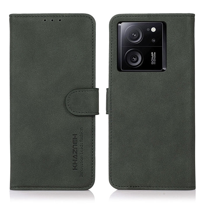 KHAZNEH Estuche para teléfono de cuero con textura mate, For Xiaomi Poco F6 / Redmi Turbo 3, For Xiaomi Poco F6 Pro, For Xiaomi Redmi K70 5G / K70 Pro 5G, For Xiaomi Redmi A3, For Xiaomi Redmi Note 13 4G, For Xiaomi Redmi K70E / POCO X6 Pro            ...