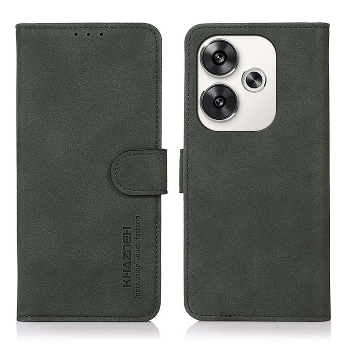 KHAZNEH Estuche para teléfono de cuero con textura mate, For Xiaomi Poco F6 / Redmi Turbo 3, For Xiaomi Poco F6 Pro, For Xiaomi Redmi K70 5G / K70 Pro 5G, For Xiaomi Redmi A3, For Xiaomi Redmi Note 13 4G, For Xiaomi Redmi K70E / POCO X6 Pro            ...