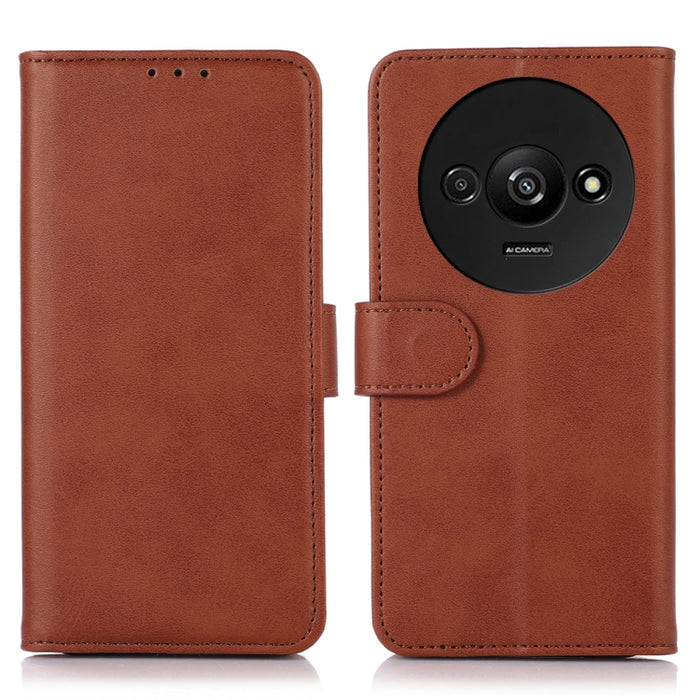 Estuche para teléfono de cuero con textura de vaca, For Xiaomi Poco F6 / Redmi Turbo 3, For Xiaomi Poco F6 Pro, For Xiaomi Redmi K70 5G / K70 Pro 5G, For Xiaomi Redmi A3, For Xiaomi Redmi 13C, For Xiaomi Redmi Note 13 Pro 4G / POCO M6 Pro              ...