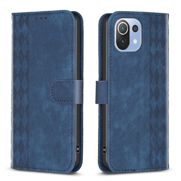 Estuche para teléfono de cuero en relieve a cuadros, For Xiaomi 13 Pro, For Xiaomi 13, For Xiaomi 12T / 12T Pro, For Xiaomi Redmi Note 11 Pro, For Xiaomi 12 Lite, For Xiaomi Redmi 10 5G / Note 11E, For Xiaomi Redmi 10C, For Xiaomi Redmi Note 11        ...